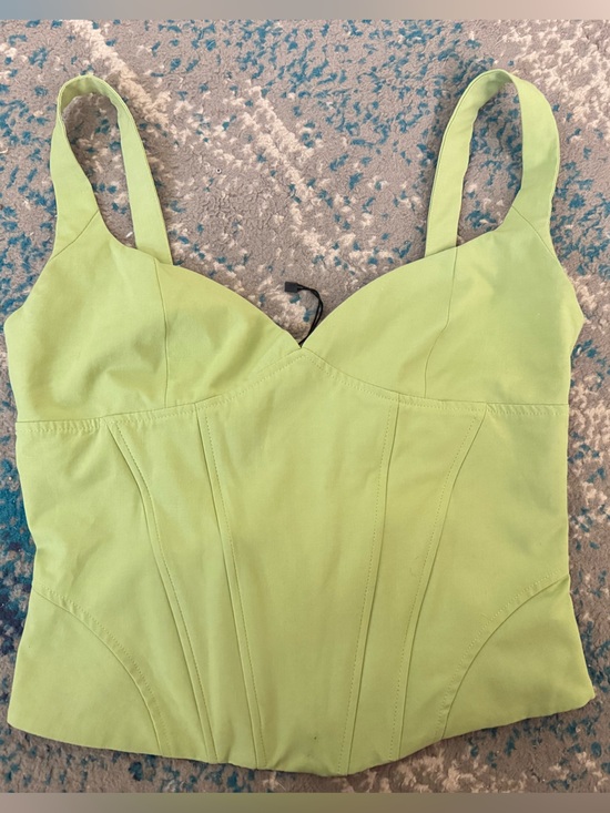 Zara Tops - Zara Lime Green Sleeveless Top